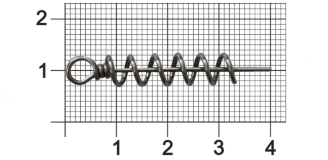 Ввертыш для силиконовой приманки ZUB размер:L 7шт/уп