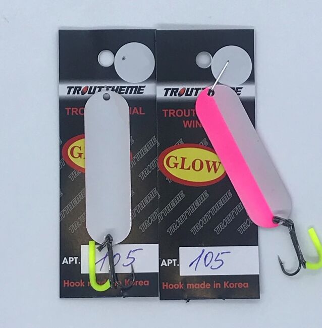 Блесна колеблющаяся TROUTTHEME Trout Special Winter 6.0гр 50мм #105 Glow