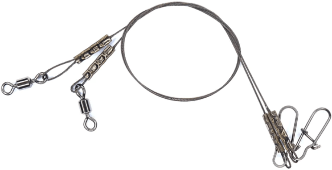 Поводок FISH SEASON  Никель-Титан 1 Х 7 12lb/0,28мм 5,44кг 15см 2шт/уп 0037-15FS