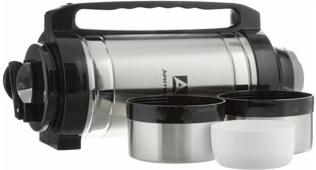 Термос АРКТИКА 201-3000 с широким горлом 3.0л стальной