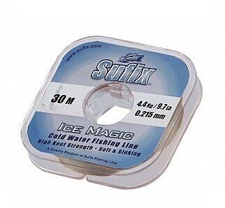 Леска монофил SUFIX Ice Magic платина 30м 0.115мм 1.8кг Леска монофил SUFIX Ice Magic платина 30м 0.115мм 1.8кг