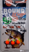 Джиг-головка вольфрам HIKO Round Magic крючок: MG-3 №6, 0.80гр, #Оранжевый 3шт/уп Джиг-головка вольфрам HIKO Round Magic крючок: MG-3 №6, 0.80гр, #Оранжевый 3шт/уп
