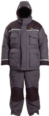 Костюм зим Чайка "Эверест" черн/сер 56-58,170-176