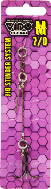 Оснастка стингер для джиг-головки VIDO CRAFT Stinger Eye Jig размер:M Оснастка стингер для джиг-головки VIDO CRAFT Stinger Eye Jig размер:M