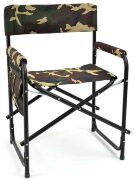 Кресло складное КЕДР сталь с карманом на подлокотнике 56х57х50(81)см труба 22х1мм SK-02