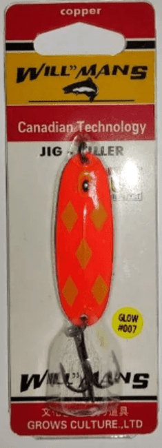 Блесна колеблющаяся GROWS CULTURE Will"mans Jig Killer 57мм 7гр #007 UV Блесна колеблющаяся GROWS CULTURE Will"mans Jig Killer 57мм 7гр #007 UV