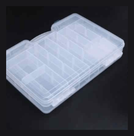 Кейс HS-307 прозрачный двухсторнний 300*200*60мм