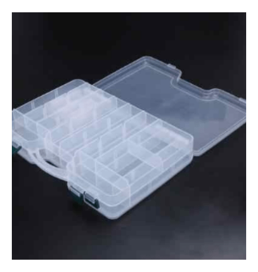 Кейс HS-307 прозрачный двухсторнний 300*200*60мм