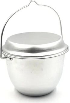 Котелок костровой СЛЕДОПЫТ конический 4,5 л алюм. PF-CWS-P97 Котелок костровой СЛЕДОПЫТ конический 4,5 л алюм. PF-CWS-P97