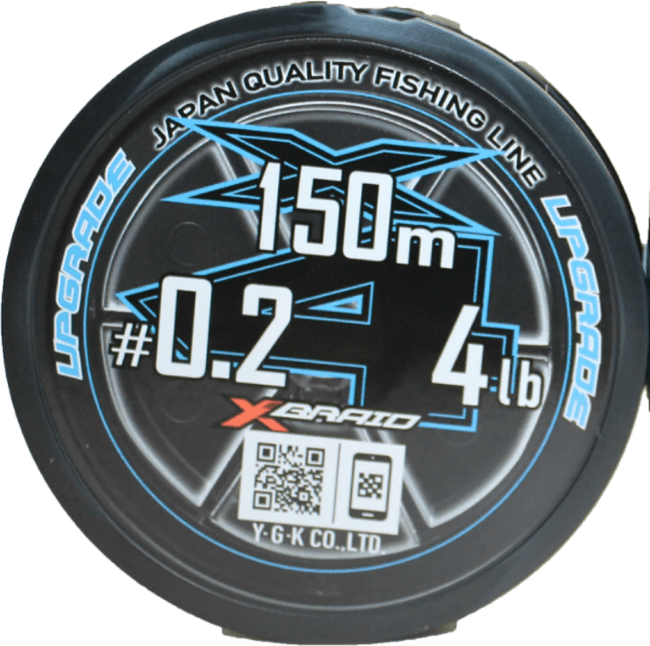 Плетёный шнур YGK X-Braid Upgrade X4 150м #0.2/0.074мм 4lb/1.82кг бело-розовый