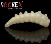 Силиконовая приманка SOOREX PRO Major 42мм 1.9гр Сыр #210 Зелёное свечение/ Green glow 6шт/уп