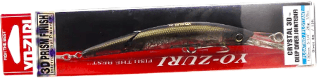 Воблер YO-ZURI Crystal 3D Minnow Deep Diver Jointed 130F 130мм 26.0гр 3.0-4.0м F1155-SBR
