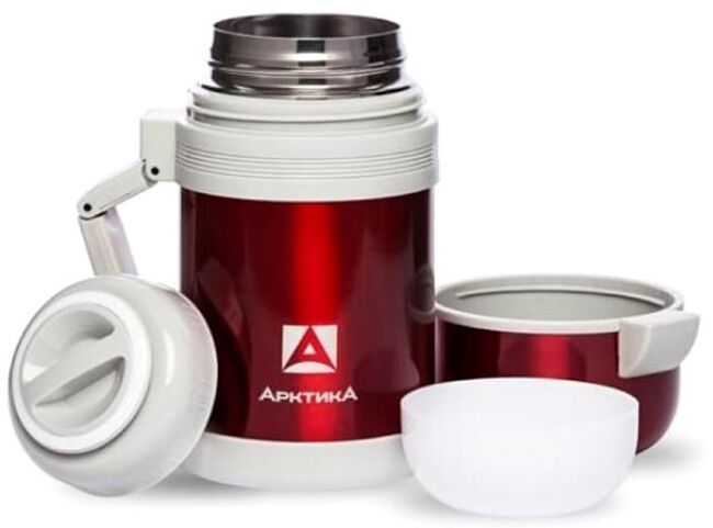 Термос АРКТИКА 202-800 с широким горлом 0.8л красный