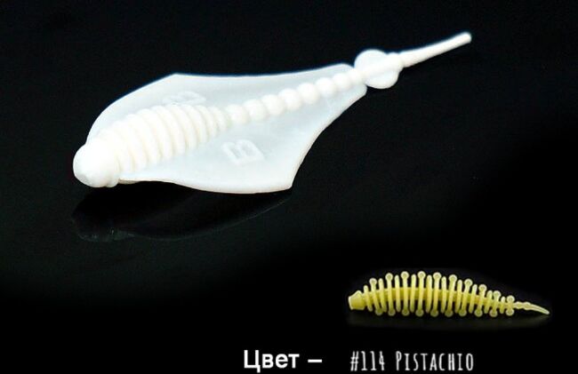 Силикон приманка BORODA BAITS Manta 65мм 1.5гр Фисташка Сыр 6шт/уп