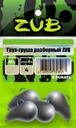 Груз ZUB Груша разборная 28гр. 4шт/уп Груз ZUB Груша разборная 28гр. 4шт/уп