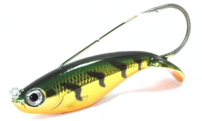 Блесна колеблющаяся незацепляйка RAPALA Weedless Shad 8см 16гр WSD08-FLP