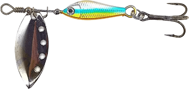 Блесна вращающаяся GROWS CULTURE Silver Creek Spinner R 21гр Wakasagi 16100-021