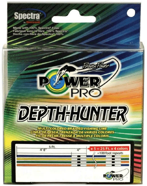 Плетёный шнур POWER PRO Depth Hunter 100м 0.28мм 20кг multicolor Плетёный шнур POWER PRO Depth Hunter 100м 0.28мм 20кг multicolor