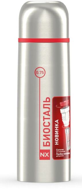 Термос BIOSTAL облегченный с ситечком и узкой горловиной 0.75л NX-750Z