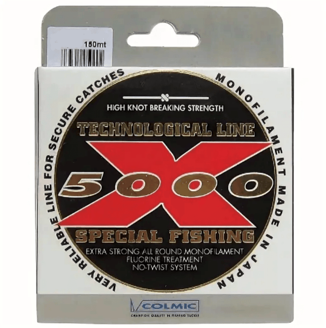 Леска COLMIC X-5000 150м 0.165мм 3.98кг прозрачная Леска COLMIC X-5000 150м 0.165мм 3.98кг прозрачная