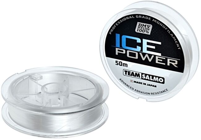 Леска монофил Team SALMO Ice Power 50м 0.306мм 6.959кг прозрачная Леска монофил Team SALMO Ice Power 50м 0.306мм 6.959кг прозрачная