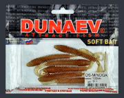 Приманка DS-MINOGA 100мм 4шт/уп, цвет (911) м.масло красное, блестки красные