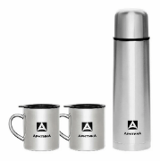 Набор термос АРКТИКА 101-1000 с узким горлом 1.0л+2 кружки невакуумные 300мл Набор термос АРКТИКА 101-1000 с узким горлом 1.0л+2 кружки невакуумные 300мл