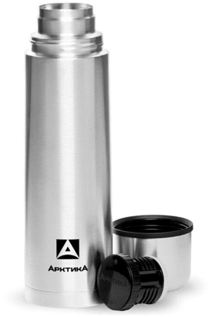 Набор термос АРКТИКА 101-1000 с узким горлом 1.0л+2 кружки невакуумные 300мл