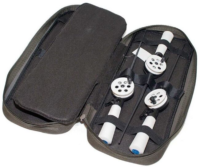 Чехол для зимних удочек FISHERMAN двухсторонний Ф04с размер:36*14*6см