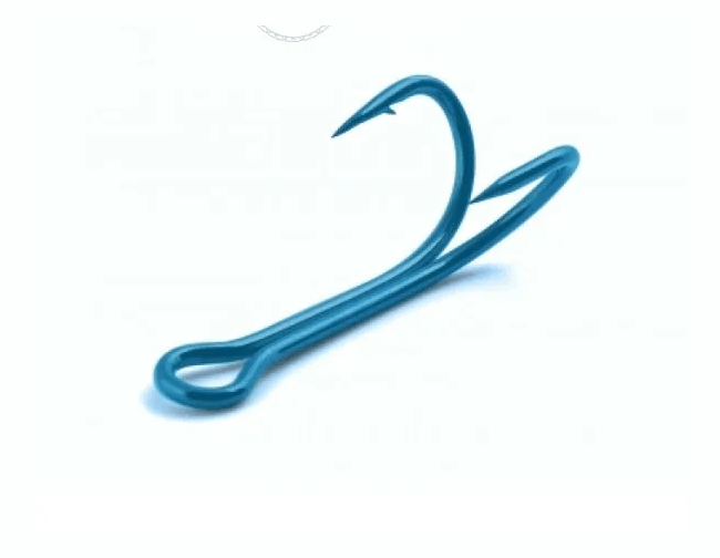 Крючок двойной SAIKYO KH-11045 Blue № 3/0 4шт/уп Крючок двойной SAIKYO KH-11045 Blue № 3/0 4шт/уп