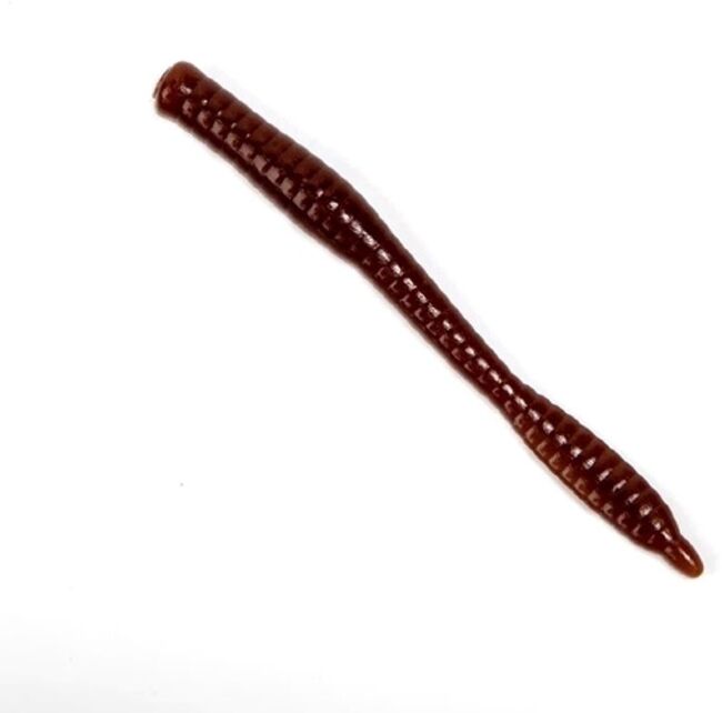 TFT Приманка силиконовая 80 мм. TOY WORMS Цвет: TW-07 Коричневый, Аромат: Сыр