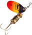 Блесна вращающаяся MEPPS Aglia Furia (черн/желт/красн) №1 3.5г