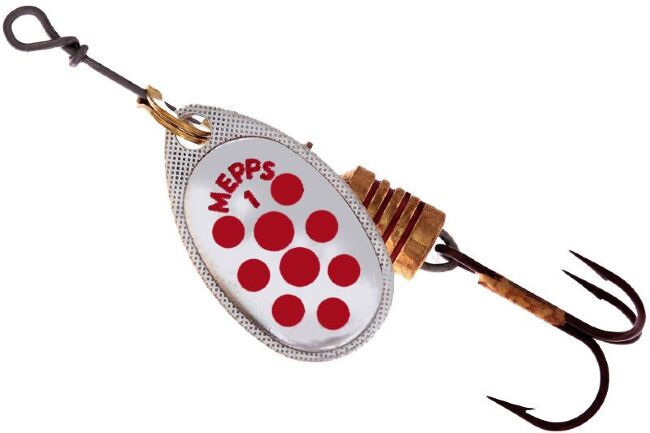 Блесна вращающаяся MEPPS Comet Decore AG/RG (серебро/красн) №3 6,5г Блесна вращающаяся MEPPS Comet Decore AG/RG (серебро/красн) №3 6,5г