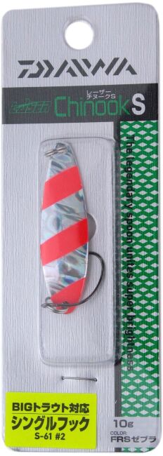 Блесна колеблющаяся DAIWA Laser Chinook S 10гр 53мм #FRS Zebra