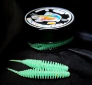 Силиконовая приманка FORTUNE FISH Пламп2 #20 (светло-зелёный, блёстка) 5шт/уп