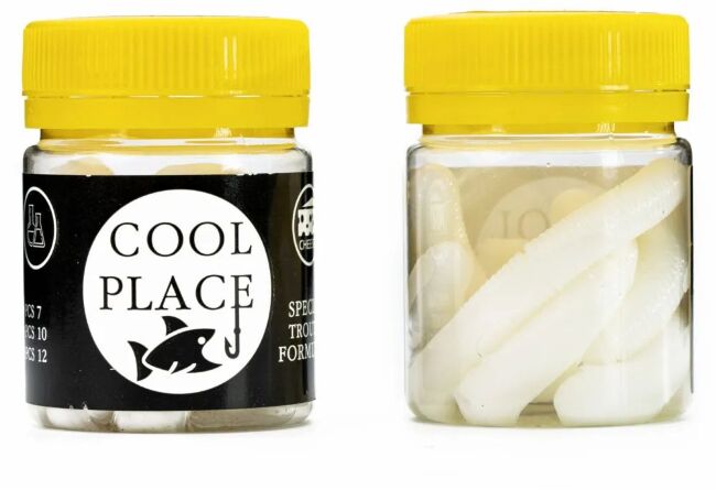 Силиконовая приманка COOL PLACE  Buk Floating Stretch 6.5см" Сыр #1 Белый 7шт/уп