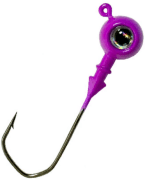 Джиг-головка крашеная ПТФ МОРМЫШ Шар 52гр кр-к: VD-079 №6/0 цв:06-фиолетовый 3шт/уп