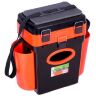 Ящик зимний Helios "FishBox" (10л) 2 кармана 31*23*40 оранжевый