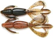 Силиконовая приманка KEITECH Crazy Flapper 2.8" #438 Green Pumpkin Fire 7.0см 8шт/уп