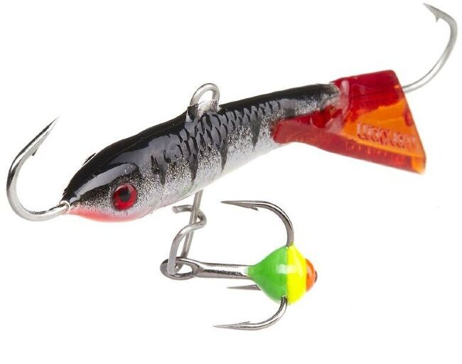 Балансир Lucky John CLASSIC 4 с тройником 40мм/12HRT блистер 81401-12HRT