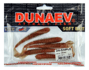 Приманка DS-SIMPLE 99мм 4шт/уп, цвет (911) м.масло красное, блестки красные