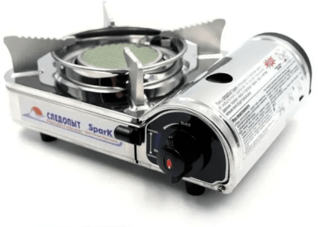 Плита наст газовая "СЛЕДОПЫТ-Spark" керам. защита от изб. давления PF-GST-N12 Плита наст газовая "СЛЕДОПЫТ-Spark" керам. защита от изб. давления PF-GST-N12