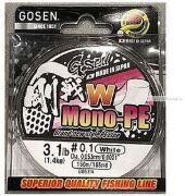 Плетёный шнур GOSEN W Mono-PE 150м #0.1/0.053мм 3.1lb/1.4кг White Плетёный шнур GOSEN W Mono-PE 150м #0.1/0.053мм 3.1lb/1.4кг White