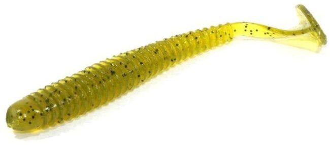 Виброхвост ALLVEGA Skinny Tail 8.75см 5гр 5шт/уп #016 green pumpkin