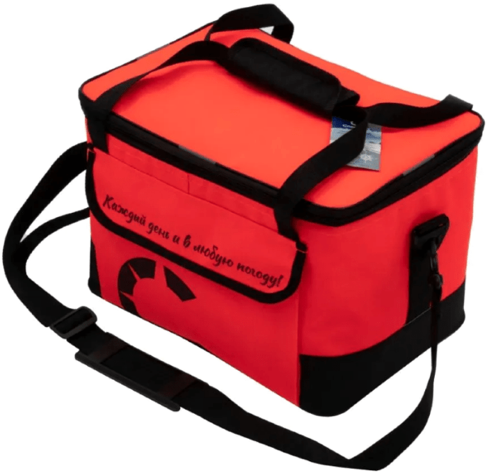 Сумка изотермическая "СЛЕДОПЫТ - Red Line", 23 л, цв. коралловый PF-BI-RL05