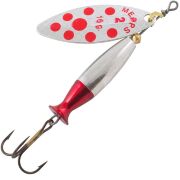 Блесна вращающаяся MEPPS Aglia Long Heavy AG/AG/RG (сереб/сереб/красн) №1+12г