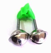 Бубенчик двойной БОЛЬШОЙ на прищепке пластик (П)