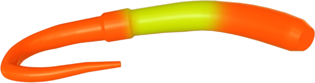 Силиконовая приманка FRESH LURES FlipWorm 3.1”/77мм Сыр #405 10шт/уп