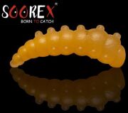 Силиконовая приманка SOOREX PRO Major 36мм 1.1гр Сыр #213 Оранжевое свечение/ Orange glow 6шт/уп