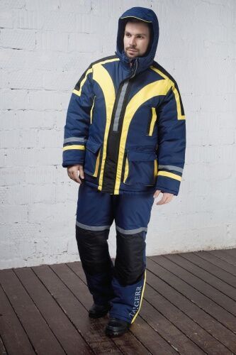 Костюм зимний TAYGERR Форвард -45°C твил синий/желтый 48-50 рост:182-188 Костюм зимний TAYGERR Форвард -45°C твил синий/желтый 48-50 рост:182-188